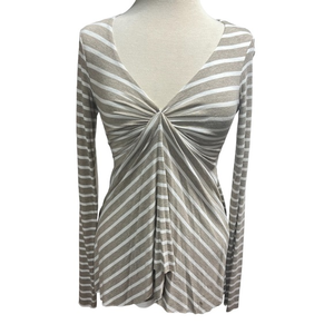 Bailey 44 Long Sleeve, V-neck Top,‎ Size Small